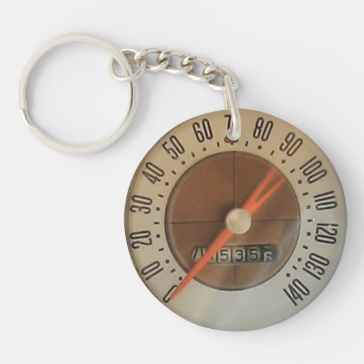 1959 Klassieke sportwagen Sleutelhanger (Voorkant)