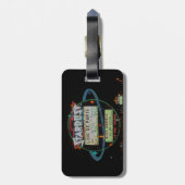 1959 Las Vegas Stardust Casino Hotel Neon Sign Bagagelabel (Achterkant verticaal)