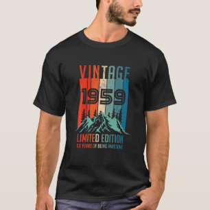 1959 Limited Edition 63th Birthday 63 Year T-shirt