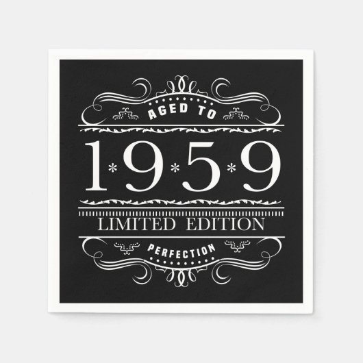 1959 Limited Edition Birthday Servet (Voorkant)