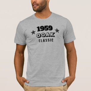 1959 OOAK Klassieker! Uniek 60e Verjaardagsontwerp T-shirt