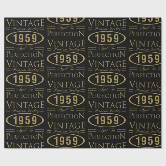 1959 Premium Quality Cadeaupapier (Vlak)