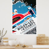 1959 Rouen Les Essarts Grand Prix Automobile Race Poster (Keuken)