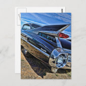 1959 warme walsdraad van de soort cadillac briefkaart (Voorkant / Achterkant)