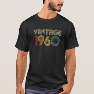1960 60e verjaardag  Mannen met retro-cadeau vrouw T-shirt