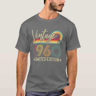1960 61St Birthday Gift Retro Limited Edition Vint T-shirt