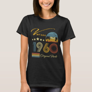 1960 61ste verjaardag 61 jaar oude retroflector t-shirt