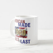 1960 American Made 60th Birthday Koffiemok (Voorkant links)
