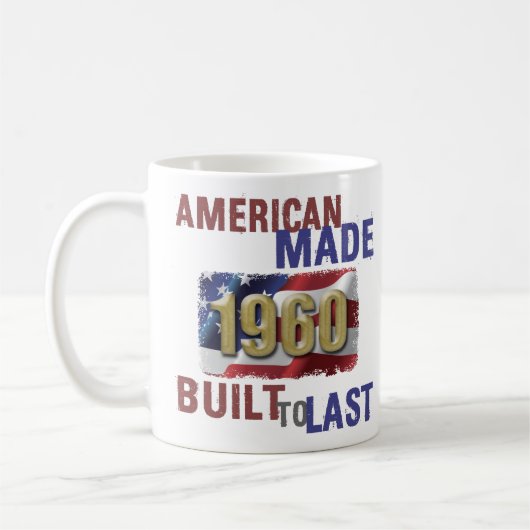 1960 American Made 60th Birthday Koffiemok (Links)