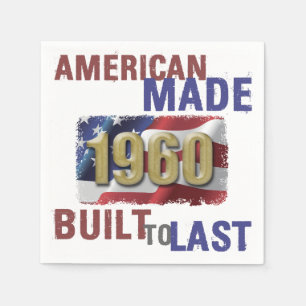 1960 American Made 60th Birthday Servet