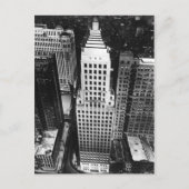 1960: An aerial view of a Chicago skyscraper Briefkaart (Voorkant)