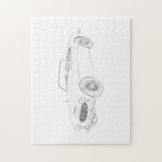 1960 Austin-Healey Legpuzzel (Verticaal)