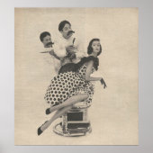 1960 Barber Shop Beauty Mode Poster (Voorkant)