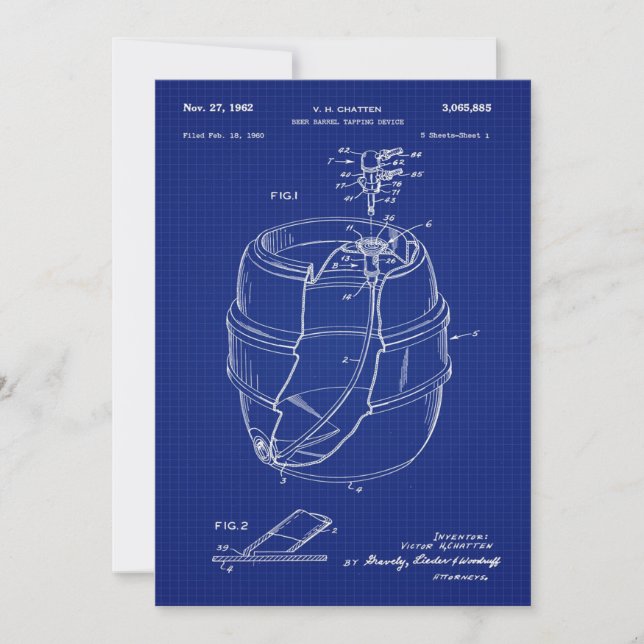 1960 Beer Barrel Blueprint (Voorkant)