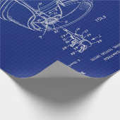 1960 Beer Barrel Blueprint Cadeaupapier (Hoek)