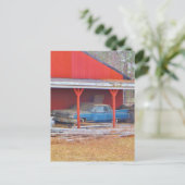 1960 BLAUWE Oldtimer SADAND DEVILLE Briefkaart (Staand voorkant)