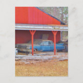 1960 BLAUWE Oldtimer SADAND DEVILLE Briefkaart (Voorkant)