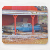 1960 BLUE SADAND DEVILLE Antiek auto Muismat (Voorkant)