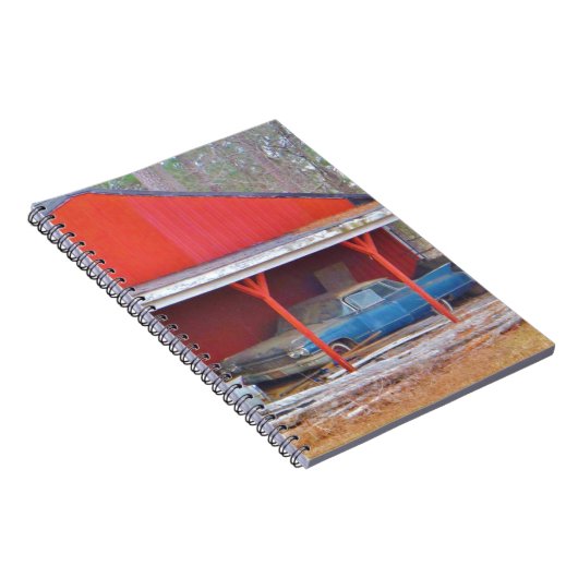 1960 BLUE SADAND DEVILLE Antiek auto Notitieboek (Rechterzijde)