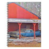 1960 BLUE SADAND DEVILLE Antiek auto Notitieboek (Voorkant)