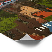 1960 Brugge, België Vintage Travel Poster (Hoek)