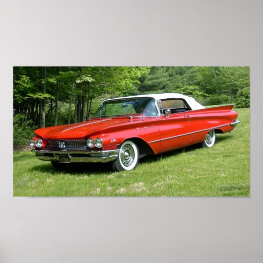 1960 Buick LeSabre Convertible Poster (Voorkant)