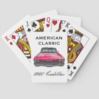 1960 Cádillac Converteerbaar Pokerkaarten