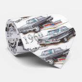 1960 Chevy Impala Sportan on White Stropdas (Opgerold)