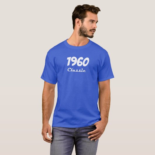 1960 Classic 60th Birthday Celebration T-shirt (Voorkant volledig)