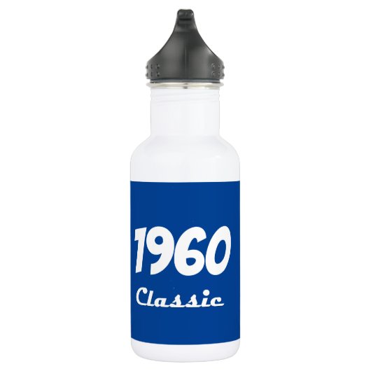 1960 Classic 60th Birthday Celebration Waterfles (Rechts)
