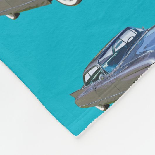 1960 Classic Luxury Car Fleece Deken (Hoek)