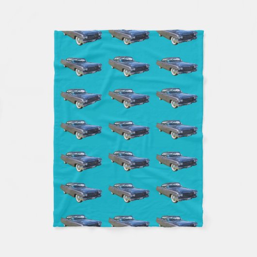 1960 Classic Luxury Car Fleece Deken (Voorkant)