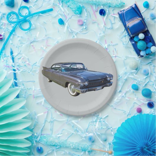 1960 Classic Luxury Car Papieren Bordje (Feest)