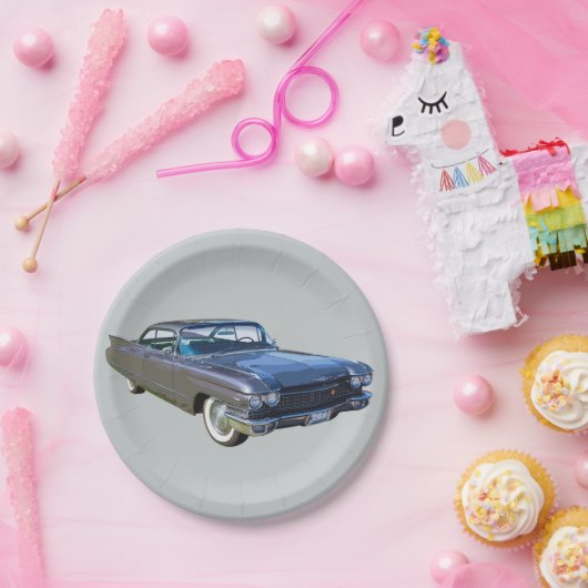 1960 Classic Luxury Car Papieren Bordje (Feest)