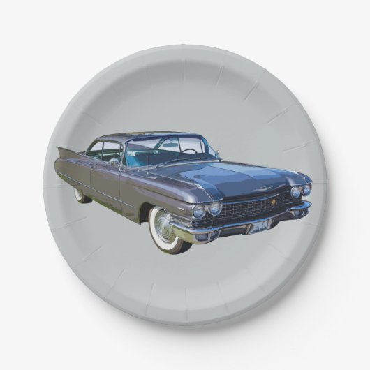 1960 Classic Luxury Car Papieren Bordje (Voorkant)