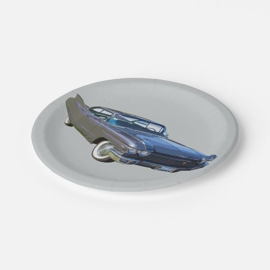 1960 Classic Luxury Car Papieren Bordje (Gekanteld)