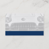 1960 Corvette front-end Visitekaartjes (Achterkant)
