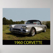 1960 corvette poster (Voorkant)