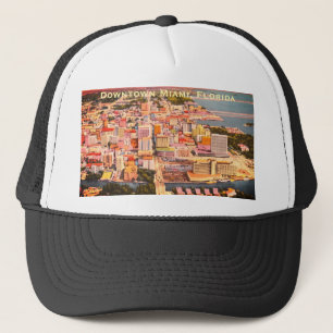 1960 Downtown Miami, FL MIA Nostalgisch Florida Trucker Pet