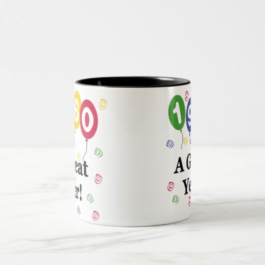 1960: een geweldige jaardag tweekleurige koffiemok (Center)