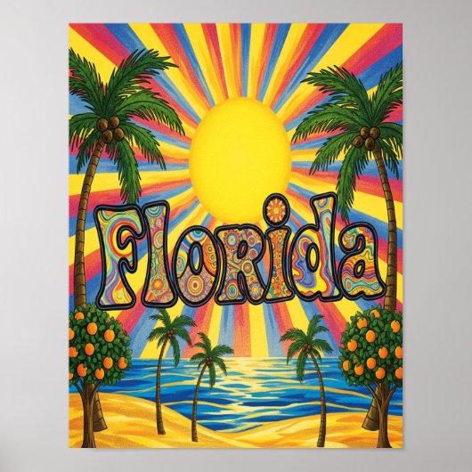 1960 Florida Poster (Voorkant)