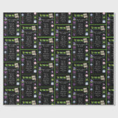 1960 Geboortejaar Trivia Cadeaupapier (Vlak)