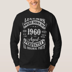 1960 Gejaard 63 jaar Oude Mannen 63e verjaardag T-shirt