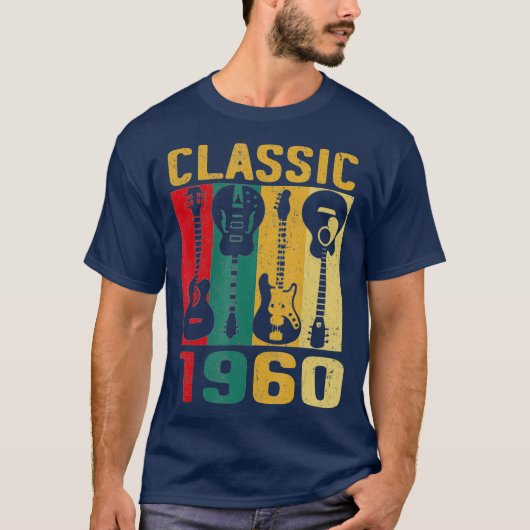  1960 Grappig 60e verjaardagscadeau voor minnaar T-shirt (Voorkant)