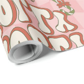 1960 Groovy Black Santa African Christmas Cadeaupapier (Rol Hoek)