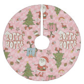 1960 Groovy Santa Funky Kerstmis Kerstboom Rok (Voorkant)