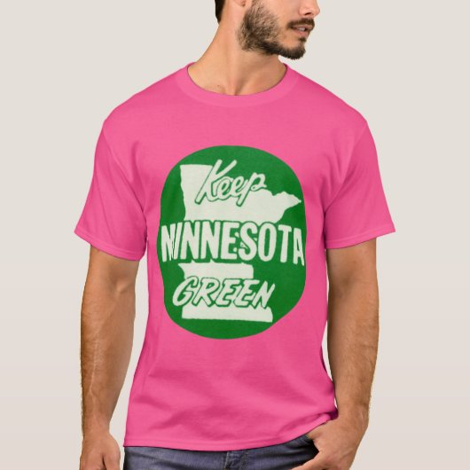 1960 Houd Minnesota groen T-shirt (Voorkant)