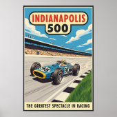 1960 Indianapolis 500 Wall Poster (Voorkant)