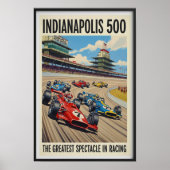 1960 Indianapolis 500 Wall Poster (Voorkant)