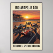 1960 Indianapolis 500  Wall Poster (Voorkant)